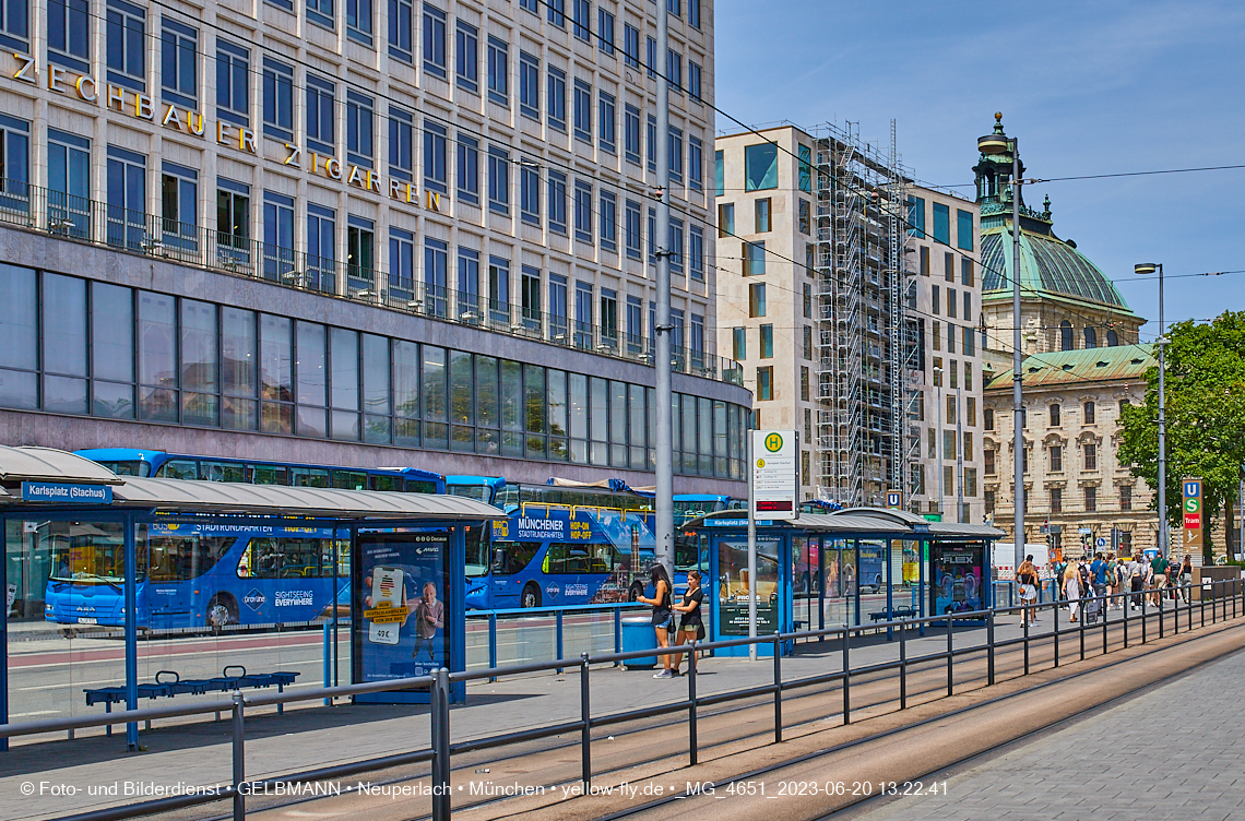 Juni 2023 - Neubau des Hotels Königshof am Stachus in München